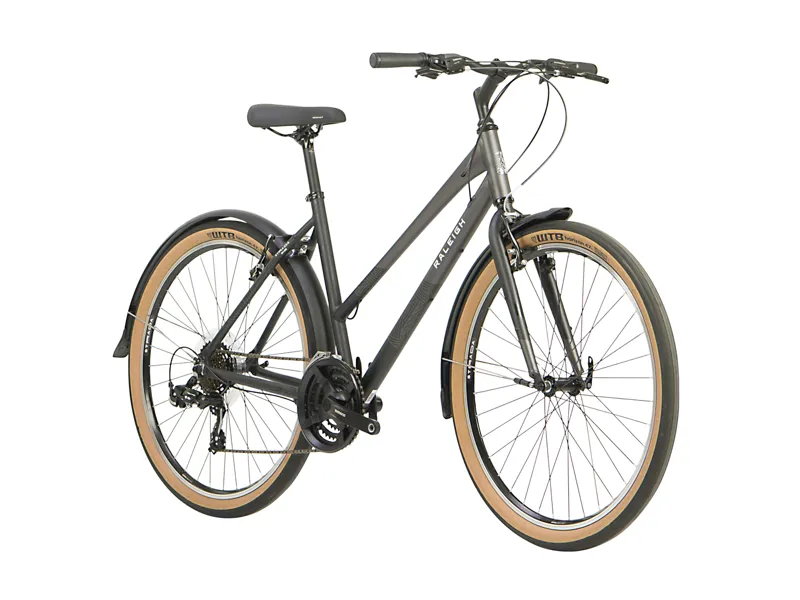 Raleigh Strada Womens Hybrid Bike 2024 in grey-1
